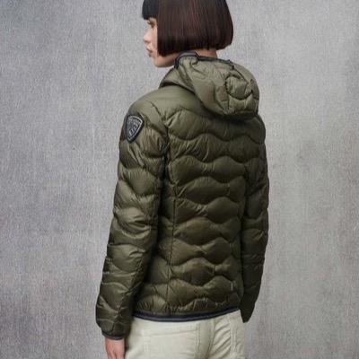 Piumino Blauer verde donna Comfort Elegante Materiale Morbido Stile Unico per Ogni Occasione