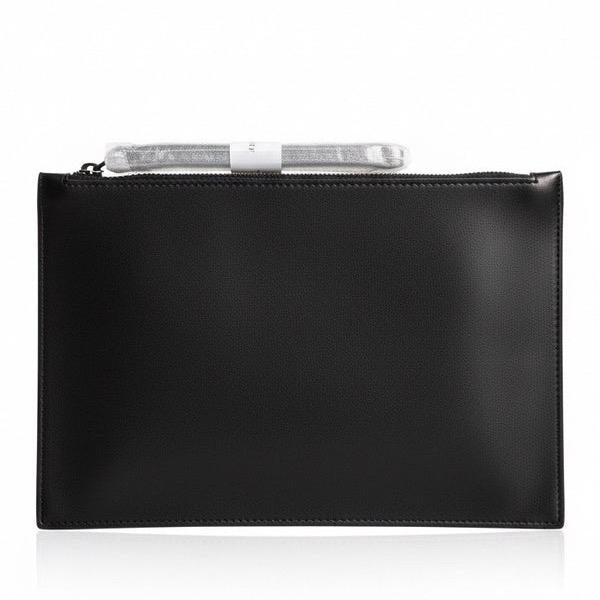 COUNTY OF MILAN pochette a bustina con Logo Esteso Frontale Taglia Unica Comfort Elegante in 100% Cotone per Ogni Occasione Stile Unico