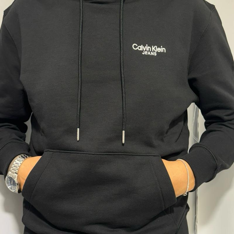 Felpa calvin klein garzata Taglie XS S M L XL XXL Comfort Elegante Materiale Morbido Stile Unico per Ogni Occasione