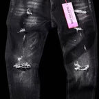 Jeans uomo Taglie 42 44 46 48 50 52 Comfort Elegante Materiale Morbido Stile Unico per Ogni Occasione