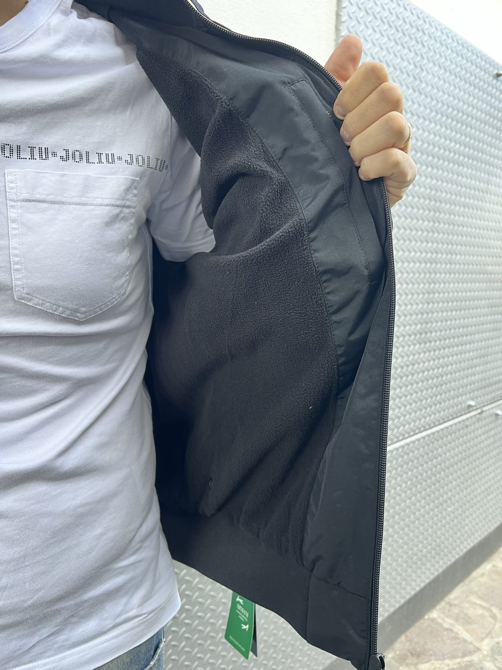 Giubbino EA7 Emporio Armani con interno in pile