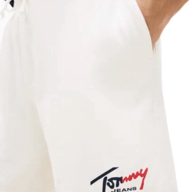 bermuda Tommy Jeans 100% Cotone con Logo Laterale Ricamato Taglie S M L XL XXL Comfort Elegante per Ogni Occasione in Materiale Morbido e Stile Unico