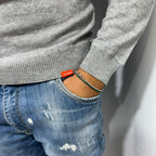 Sun68 maglioncino 100% Cotone con Logo Centrale Stampato Taglie S M L XL XXL 3XXL Comfort Elegante per Ogni Occasione