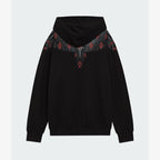 Felpa COUNTY OF MILAN nera garzata Taglie S M L XL Comfort Elegante Materiale Morbido Stile Unico per Ogni Occasione