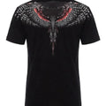 T-shirt COUNTY OF MILAN nero Taglie XS S M L XL XXL Comfort Elegante Materiale Morbido Stile Unico per Ogni Occasione