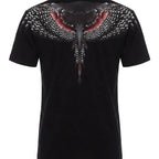 T-shirt COUNTY OF MILAN nero Taglie XS S M L XL XXL Comfort Elegante Materiale Morbido Stile Unico per Ogni Occasione