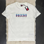 Tommy Jeans T-shirt 100% Cotone con Logo Centrale Stampato Taglie S M L XL XXL Comfort Elegante per Ogni Occasione