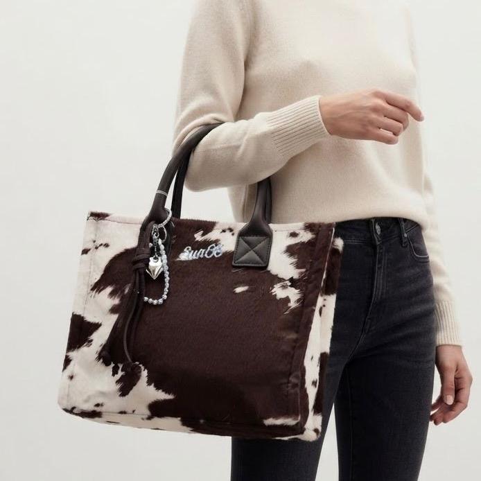 SUN 68 shopper pochette con Logo Frontale Taglia Unica Comfort Elegante per Ogni Occasione Stile Unico
