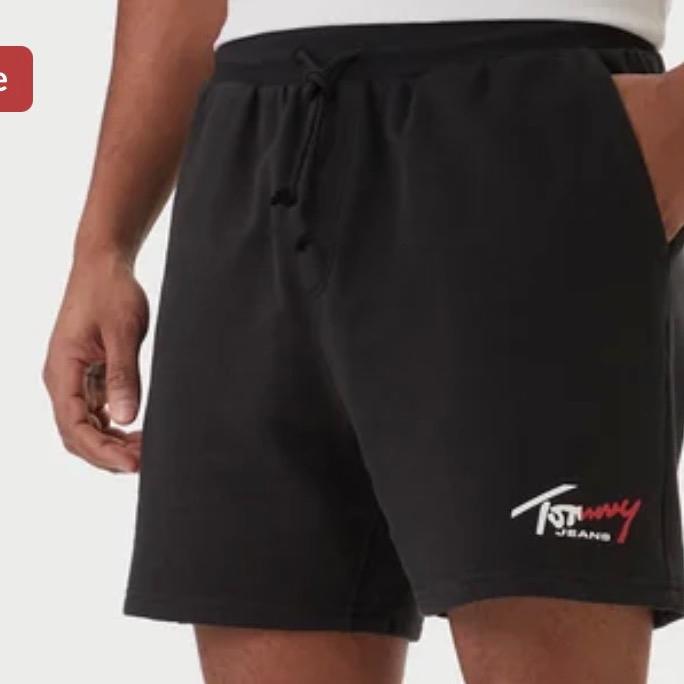 bermuda Tommy Jeans 100% Cotone con Logo Laterale Ricamato Taglie S M L XL XXL Comfort Elegante per Ogni Occasione in Materiale Morbido e Stile Unico
