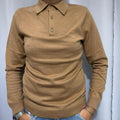 Sun68 maglioncino a polo  100% Cotone con Logo Centrale Stampato Taglie S M L XL XXL 3XXL Comfort Elegante per Ogni Occasione