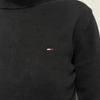 Tommy Jeans maglioncino 100% Cotone con Logo Centrale Stampato Taglie S M L XL XXL Comfort Elegante per Ogni Occasione