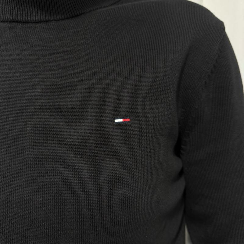 Tommy Jeans maglioncino 100% Cotone con Logo Centrale Stampato Taglie S M L XL XXL Comfort Elegante per Ogni Occasione