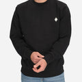 Felpa COUNTY OF MILAN nera garzata Taglie XS S M L XL XXL Comfort Elegante Materiale Morbido Stile Unico per Ogni Occasione