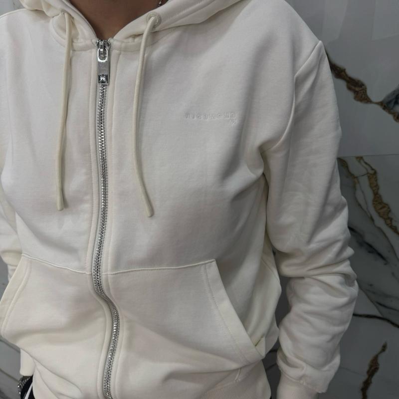 Felpa Richmond garzata con zip Taglie S M L XL Comfort Elegante Materiale Morbido Stile Unico per Ogni Occasione
