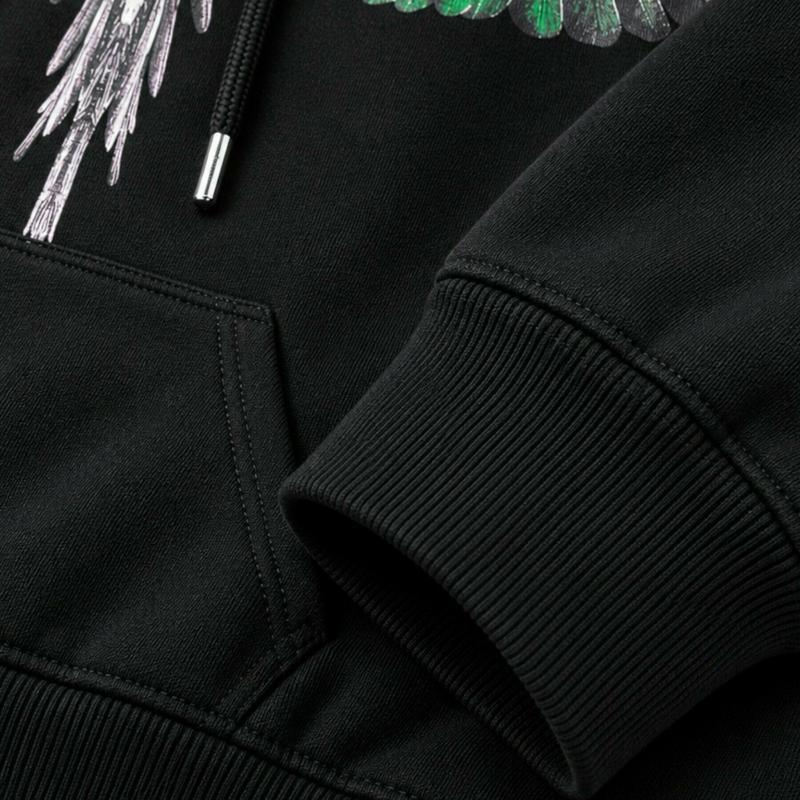Felpa COUNTY OF MILAN nera garzata Taglie XS S M L XL XXL Comfort Elegante Materiale Morbido Stile Unico per Ogni Occasione