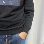 Tommy Jeans Felpa 100% Cotone con Logo Centrale Stampato Taglie S M L XL XXL Comfort Elegante per Ogni Occasione