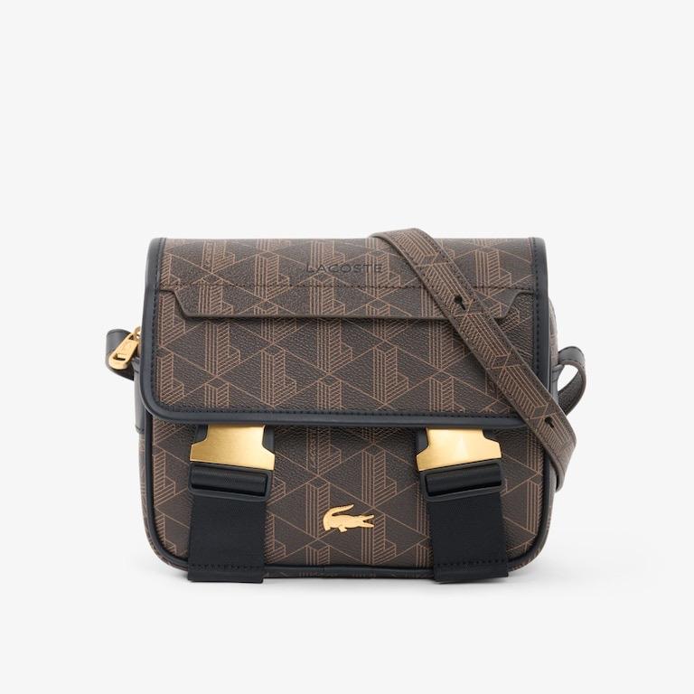 Borsa a spalla Lacoste modello messenger The Blend Comfort Elegante per Ogni Occasione in Materiale Morbido e Stile Unico