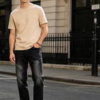 Jeans uomo Taglie 46 48 50 52 54 56 Comfort Elegante Materiale Morbido Stile Unico per Ogni Occasione