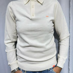 Sun68 maglioncino a polo  100% Cotone con Logo Centrale Stampato Taglie S M L XL XXL 3XXL Comfort Elegante per Ogni Occasione