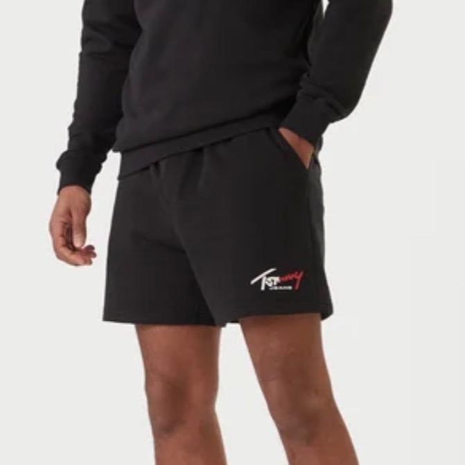 bermuda Tommy Jeans 100% Cotone con Logo Laterale Ricamato Taglie S M L XL XXL Comfort Elegante per Ogni Occasione in Materiale Morbido e Stile Unico