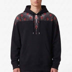 Felpa COUNTY OF MILAN nera garzata Taglie S M L XL Comfort Elegante Materiale Morbido Stile Unico per Ogni Occasione