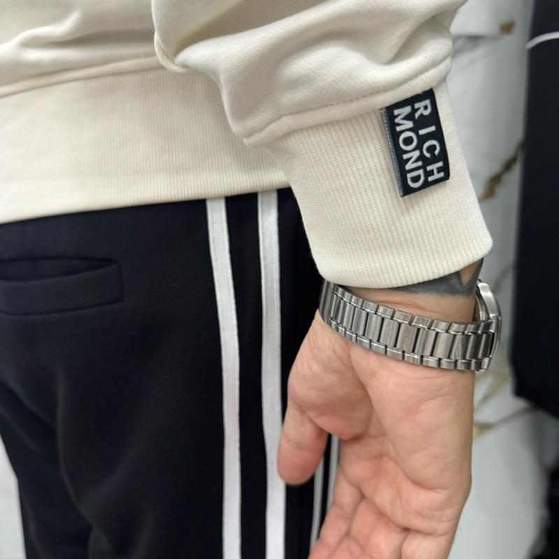 Felpa Richmond garzata con zip Taglie S M L XL Comfort Elegante Materiale Morbido Stile Unico per Ogni Occasione