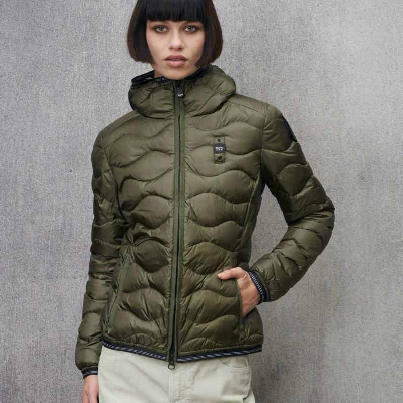 Piumino Blauer verde donna Comfort Elegante Materiale Morbido Stile Unico per Ogni Occasione