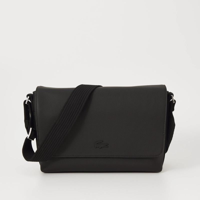 LACOSTE tracolla pochette con Logo Frontale Taglia Unica Comfort Elegante per Ogni Occasione Stile Unico
