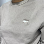 Tommy Jeans Felpa 100% Cotone con Logo Centrale Stampato Taglie S M L XL XXL Comfort Elegante per Ogni Occasione