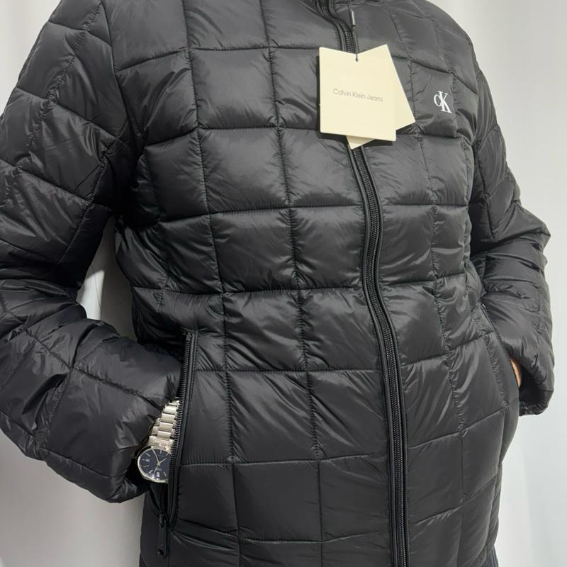 Piumino CALVIN KLEIN nero senza cappuccio Taglie S M L XL XXL Comfort Elegante Materiale Morbido Stile Unico per Ogni Occasione