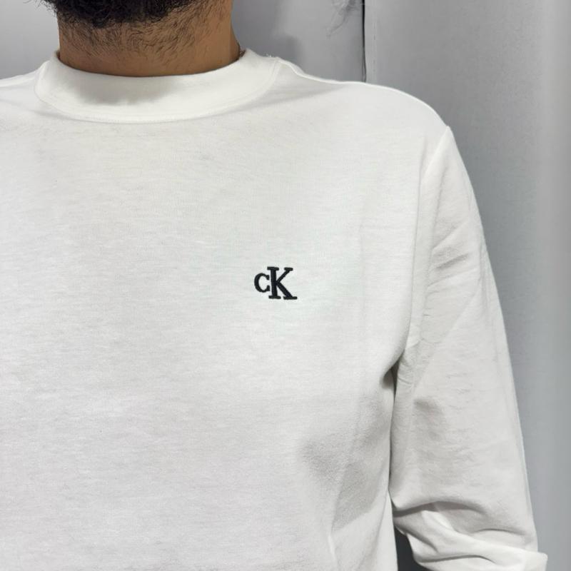 Maglia manica lunga CALVIN KLEIN  Taglie S M L XL Comfort Elegante Materiale Morbido Stile Unico per Ogni Occasione