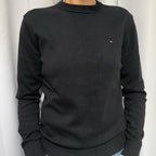 Tommy Jeans maglioncino 100% Cotone con Logo Centrale Stampato Taglie S M L XL XXL Comfort Elegante per Ogni Occasione