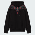 Felpa COUNTY OF MILAN nera garzata Taglie S M L XL Comfort Elegante Materiale Morbido Stile Unico per Ogni Occasione
