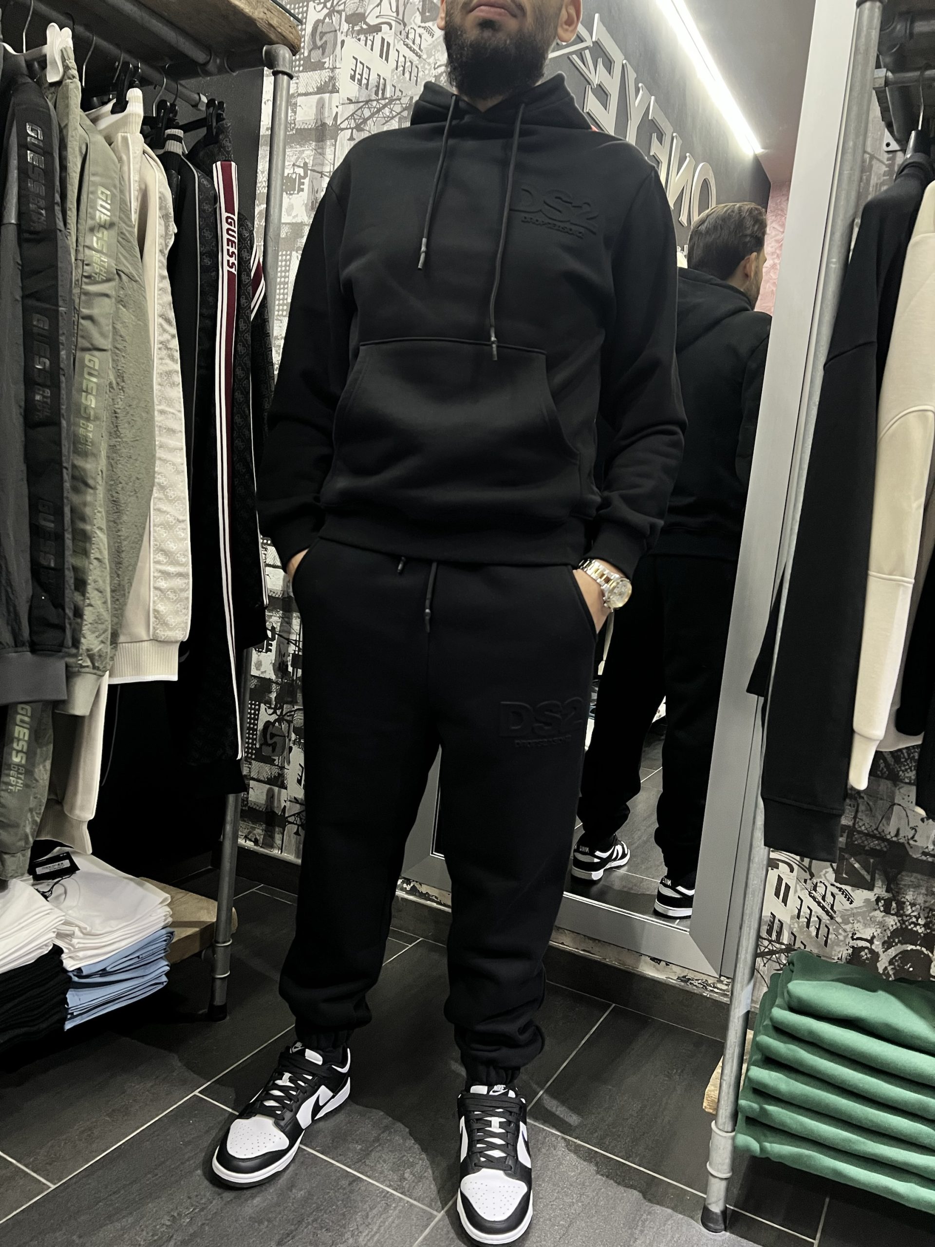 Tuta completa DS2 DROPSEASON total BLACK