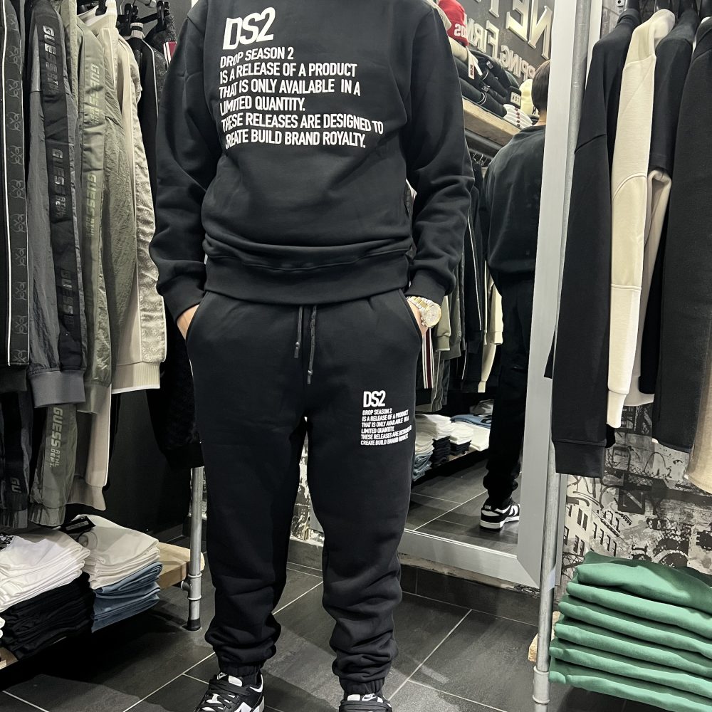 Tuta completa DS2 DROPSEASON nera girocollo