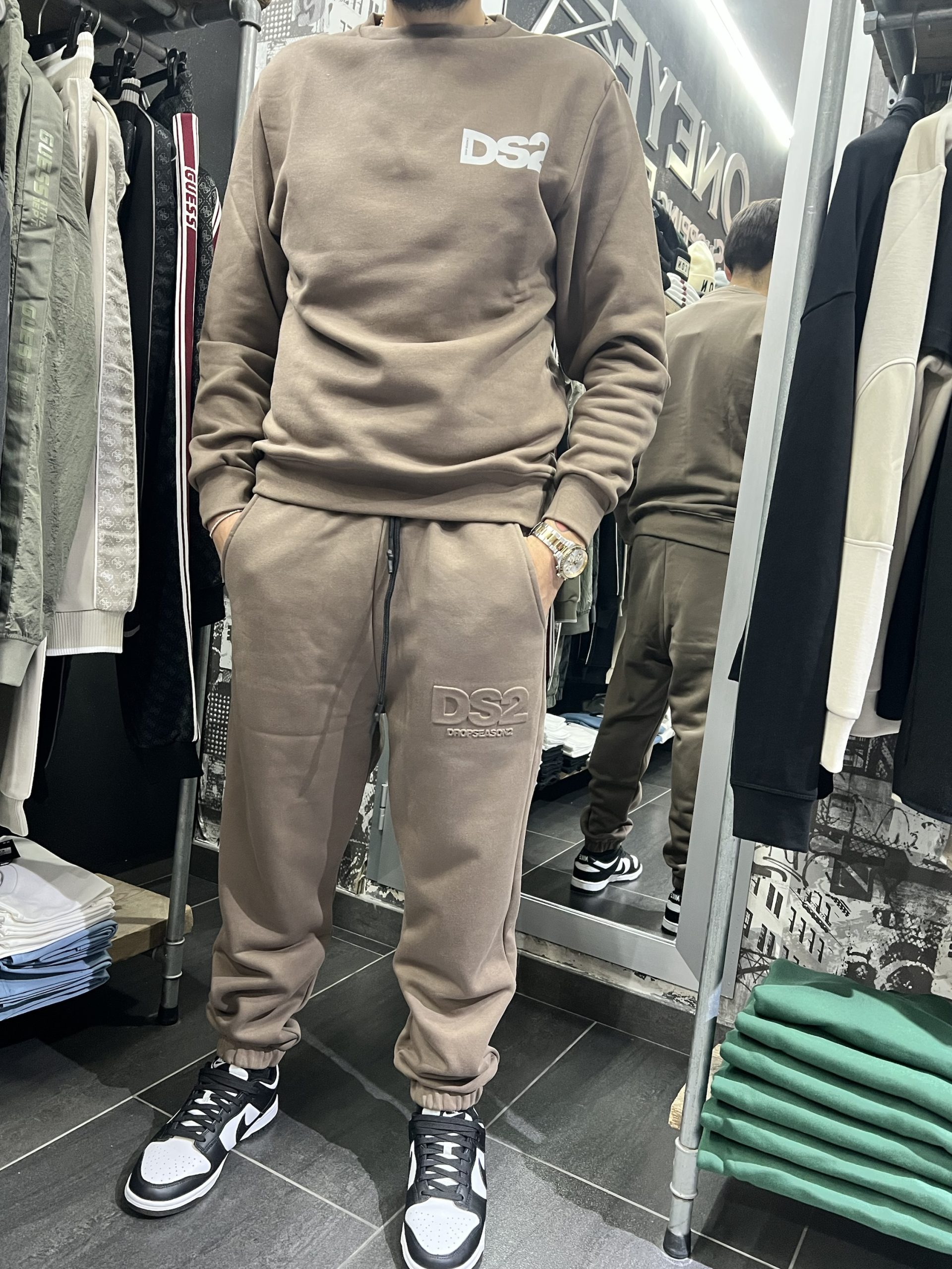 Tuta completa DS2 DROPSEASON fango girocollo